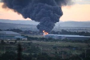 Fire Guts South Africa's Main Military Airforce Base