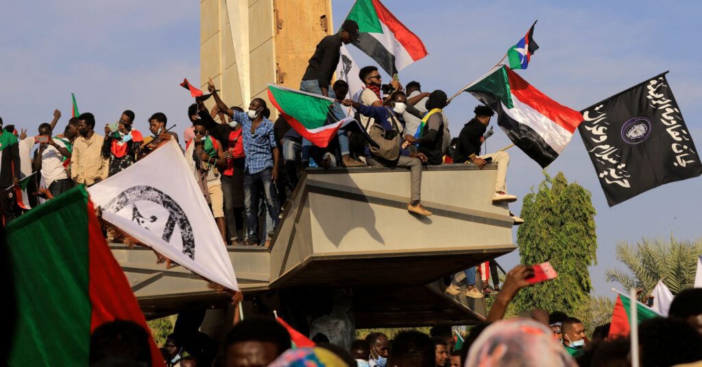 Security Forces Gun Down Two Protesters As Thousands Gathered Protesting Last Year's Coup In Sudan