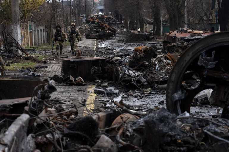 Genocide! Over 410 Civilians Massacred In Ukraine's Kyiv Region As Russia Withdraw Forces