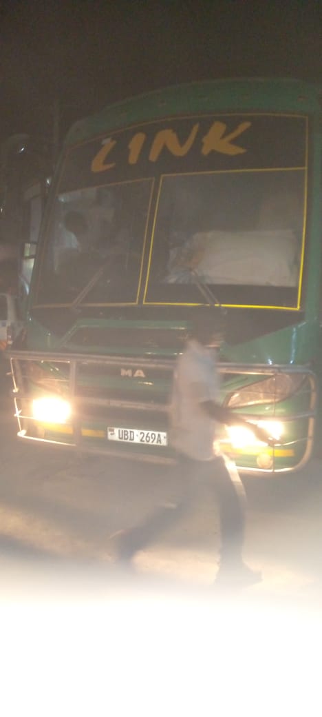 Link Bus Catches Fire