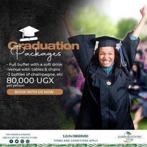 Stuck With Nowhere To Host Your Guests For Your Graduation Ceremony? Kabira Country Club Has Got Your Back With Graduation Packages At Only UGX 80k