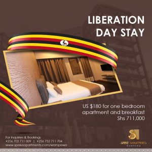 'Liberate Yourself From The Daily Grind & Treat Yourself To A Staycation At Only UGX 711,000' - Says Speke Apartments Wampewo