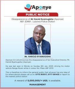 Just In: City Businessman Aponye In Panic Mode After Son Goes Missing