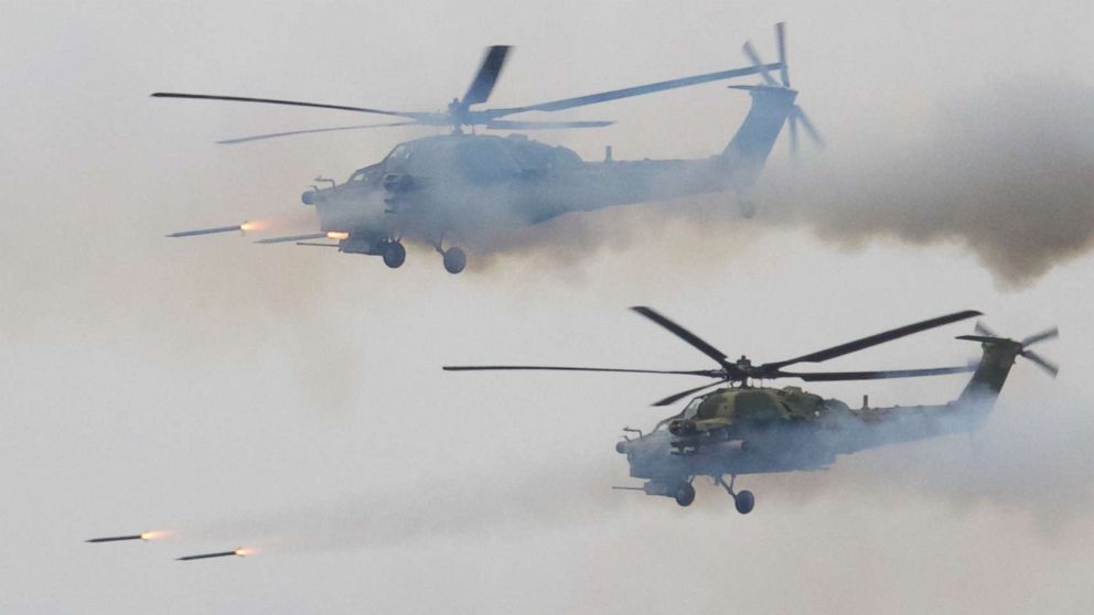 Gun Men Shoot Russian Helicopter In Somalia