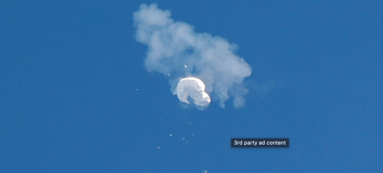 China Condemns US Decision To Shoot Down Spy Balloon
