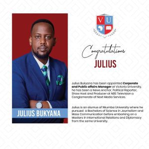 Victoria University Appoints Former NBS Journalist Julius Bukyana As Corporate And Public Affairs Manager
