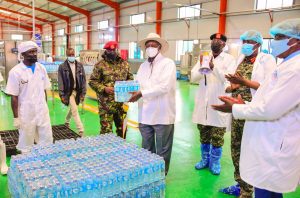 President Museveni Commissions NEC's Uzima Water Production Plant In Wakiso District