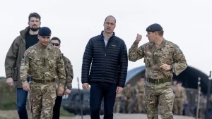 Prince William Makes Surprise Visit To Troops Near Ukraine Border In Poland