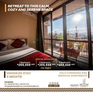 Looking For A Place To Have Your Getaway? Grab Bukoto Heights Apartments' Weekly Staycation &Enjoy Unlimited Offers