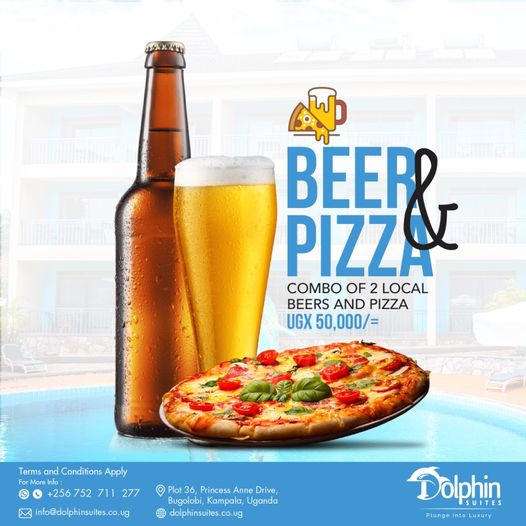 Need A Pizza &Beer? Dolphin Suites Has Got You With Their Combo