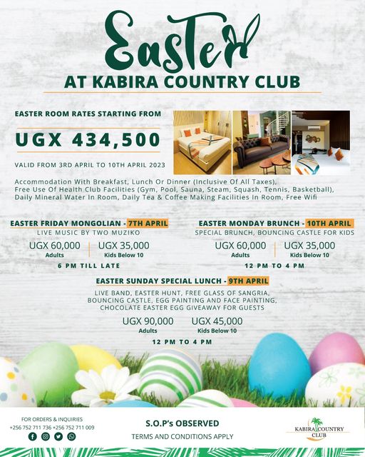 Easter Bonanza! Kabira Country Club Slashes Accommodation Rates Ahead Of Easter Season With Massive Offers For You &Your Family