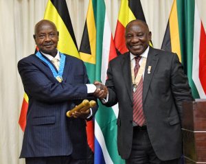 Museveni, Ramaphosa Root For Pan-African Solutions To Local Issues