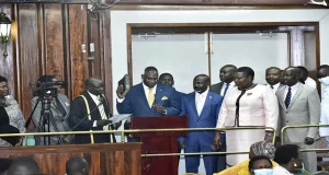 Late Okabe’s Son Omoding Sworn In As New Serere County MP