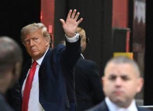 Donald Trump In New York Court For Historic Criminal Charges