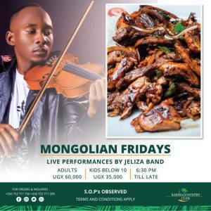 Mongolian Fridays Reloaded! Pass By Kabira Country Club This Evening &Experience Mongolia's Exotic Flavors As You Immerse Yourself In A Night Full Of Enjoyment