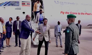 Gen. Muhoozi Kainerugaba Arrives In Rwanda Ahead Of His Birthday Celebrations