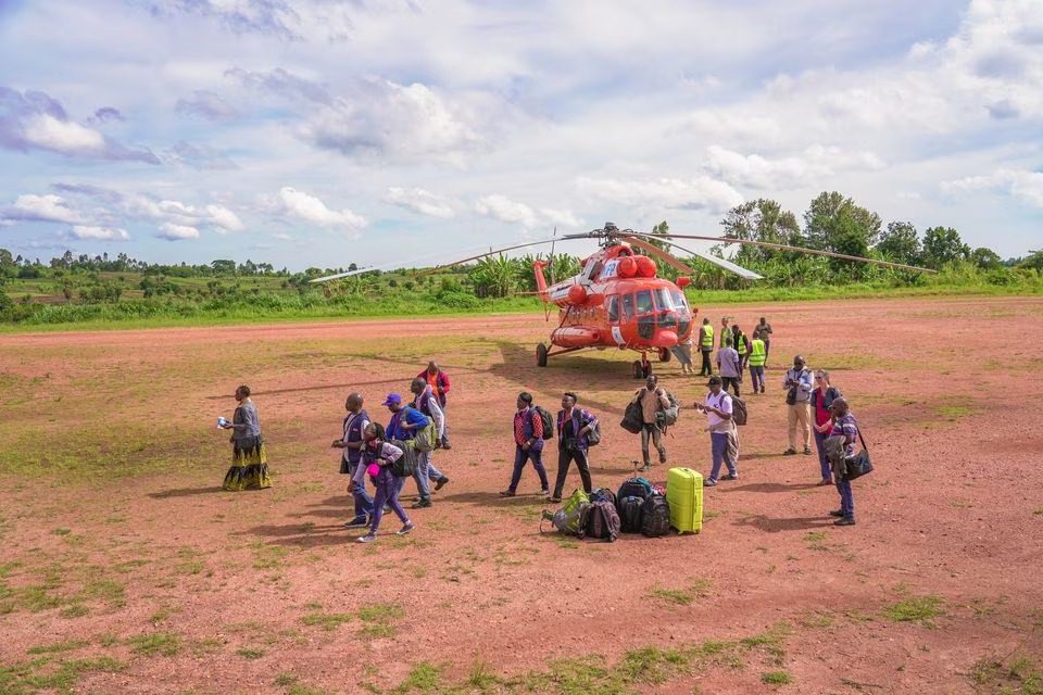 UN Paints Congo Helicopters Orange To Protect Against Militia Attacks