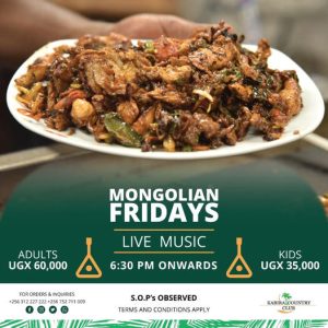 Looking For Friday Plot? Pass by Kabira Country Club Tomorrow & Enjoy The Mongolian Experience With Live Music