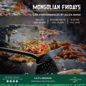 Friday Plot Sorted: Pass By Kabira Country Club Tomorrow For An Unforgettable Mongolian Experience With Live Music Performances