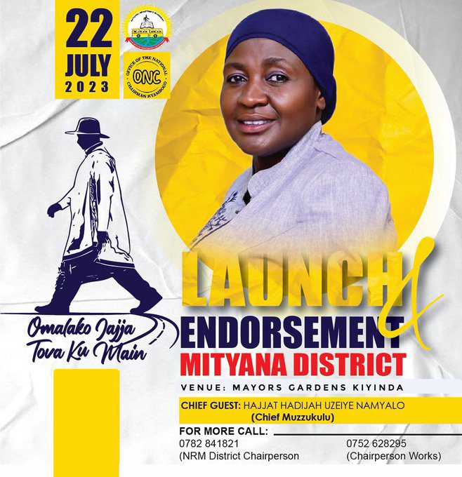 Excitement Engulfs NRM Diehards In Mityana As Chief Muzzukulu Hadijah Namyalo Prepares To Launch 'Jajja TovaKuMain' Campaign Tomorrow