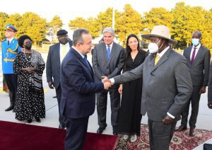 President Museveni Arrives In Serbia For A Two-Day Official Visit
