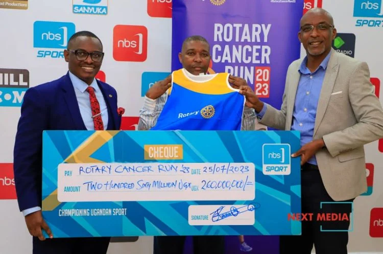 NBS Sport Injects Over UGX 260M As Sponsorship For Rotary Cancer Run 2023