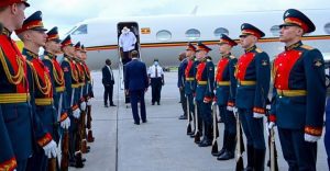 Full Pictorial: President Museveni Arrives In Russia For Russia-Africa Summit 