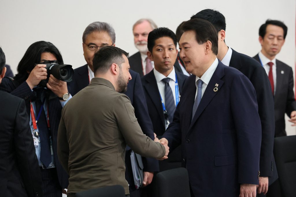 South Korea's President Yoon In Ukraine To Meet Zelenskiy