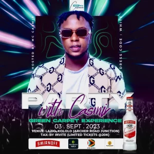 Nbs's MC Casmir To Rock Kampala Revellers With Green Carpet Experience At Kololo-Based Lazio Bar & Restaurant This Sunday