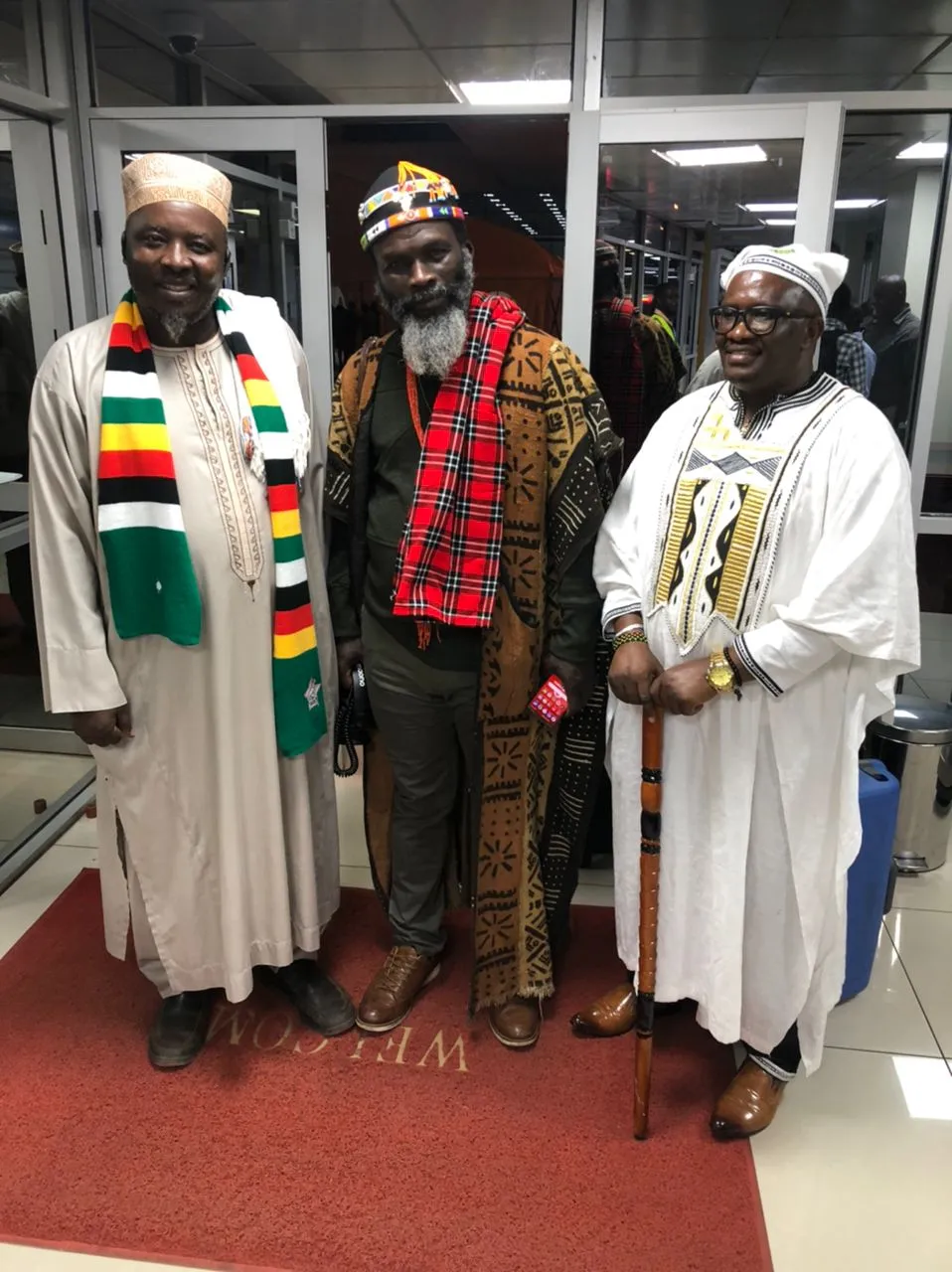 Prominent Pan -Africanists Joshua Maponga And Paul Flynn Arrive In Uganda For PAP Global Awards Slated For Tomorrow