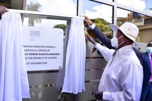 President Museveni Commends Private Sector For Strengthening Uganda’s Economy As He Commissions Four Points By Sheraton Kampala