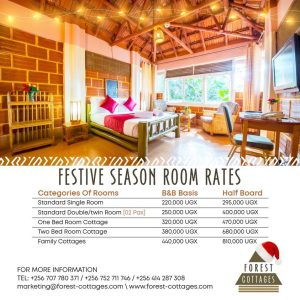 Forest Cottages Bukoto Announces Discounted Accommodation Rates Ahead Of Festive Season