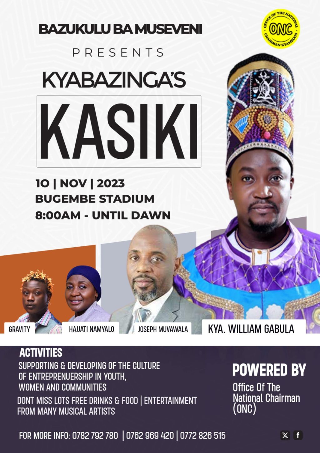 Wedding Of The Year! Thousands To Fill Up Bugembe Stadium This Friday For Kyabazinga's Empowerment Kasiki Organized By ONC Boss Hajjat Namyalo