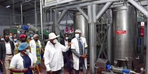 President Museveni Commissions Fruit Processing Factory In Nakasongola